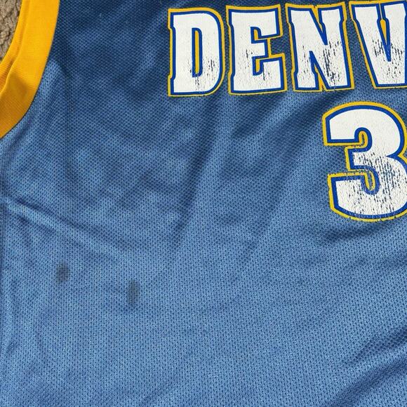 Adidas Denver Nuggets Allen Iverson #3 Jersey Men's Size 2XL NBA Basketball - Picture 6 of 8
